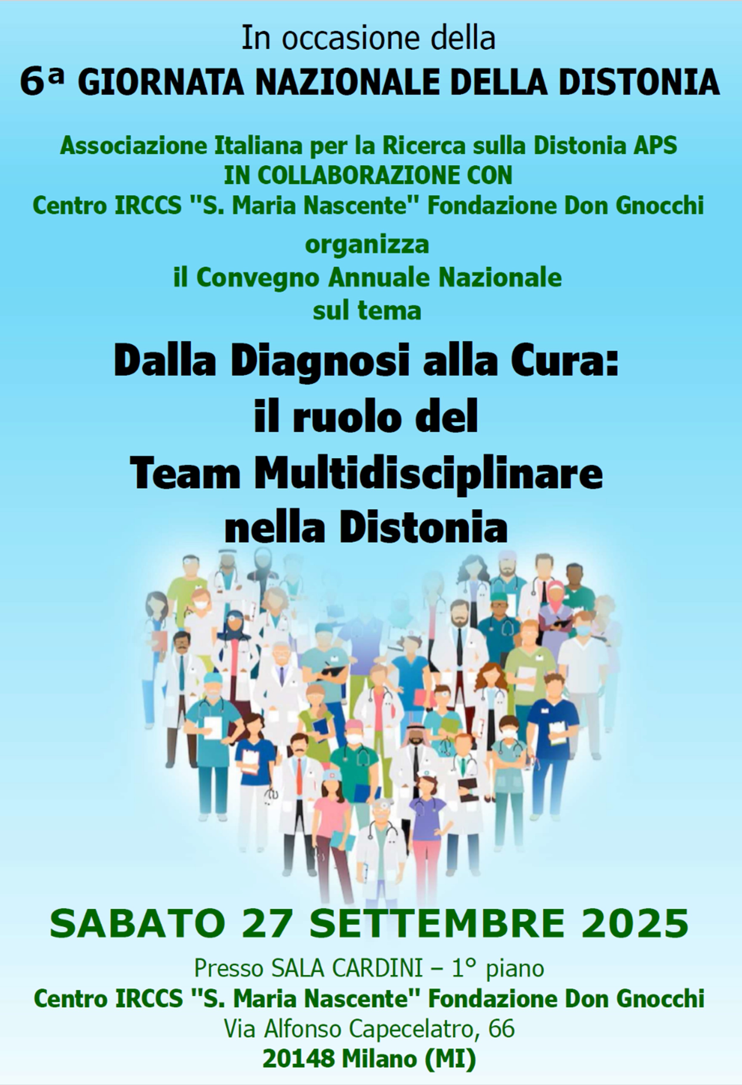 Dalla Diagnosi alla Cura:  il ruolo del  Team Multidisciplinare  nella Distonia